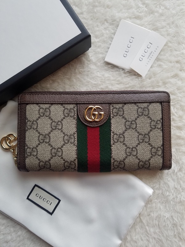 GUCCI グッチ オフィディアGGスプリーム ジップアラウンドウォレット