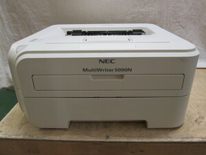 ◎中古レーザープリンタ【NEC MultiWriter 5000Ｎ】トナー/ドラムなし◎2109211