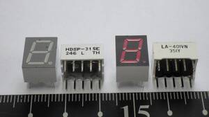 7segLED: HDSP-315E, LA-401VN number selection ..1 collection 