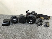 SWD74391小 ニコン デジタル一眼レフカメラ D750 レンズ 24-120mm 50mm 70-300mm 直接お渡し歓迎_画像1