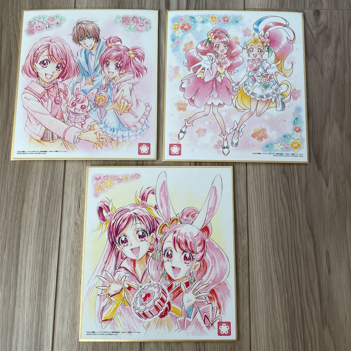 最大62%OFFクーポン プリキュア 色紙ART フルコンプ メモリアルセット