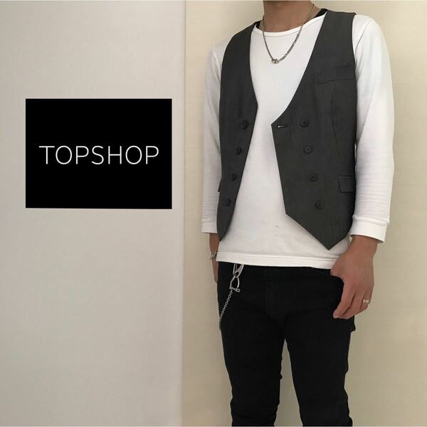 【TOPSHOPトップショップ/ベスト ジレ】