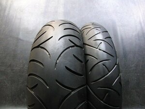 中古前後セット!ブリヂストン◎BT021. 120/70ZR17. 180/55ZR17. VP568:22045