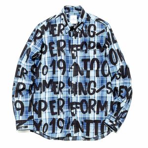 【新品タグ付き】19SS 新品 UNIFORM EXPERIMENT ユニフォームエクスペリメント SOPHNET ソフネット GRAFFITI B.D SHIRT シャツ 長袖