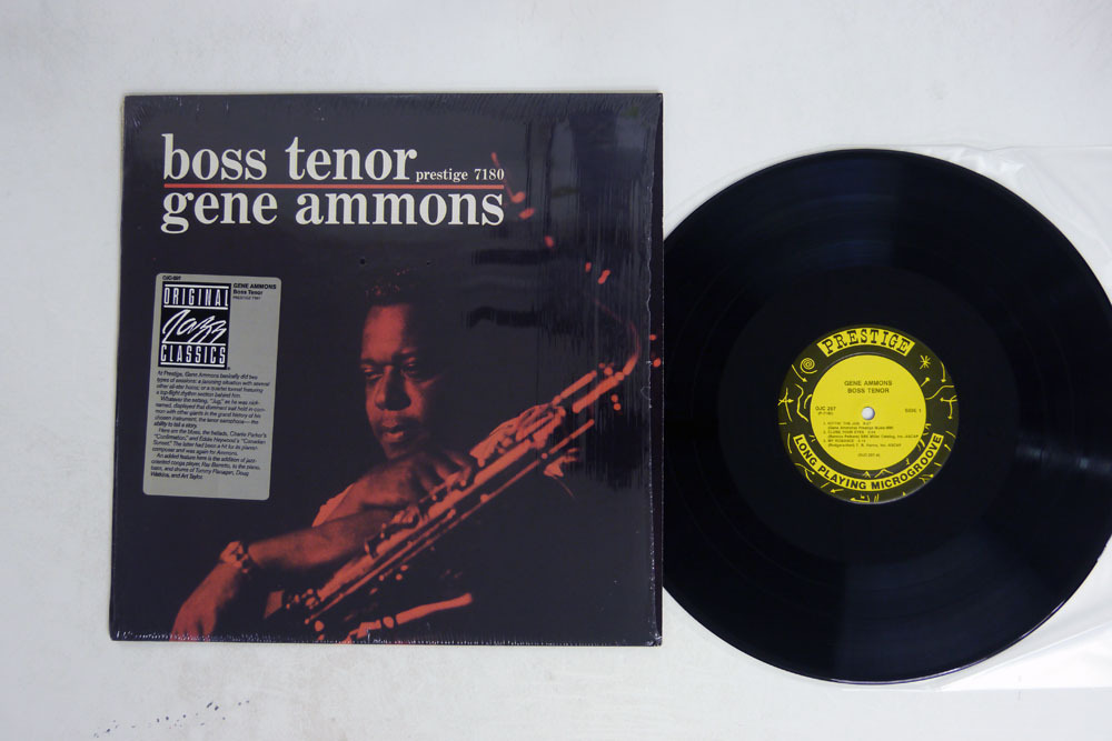 お気に入り】ジャズレコード Gene Ammons Boss Tenor 洋楽