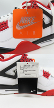 【未使用】NIKE/ナイキ AIR JORDAN 4 RETRO OG /エアジョーダン4 FIRE RED/ファイヤーレッド スニーカー DC7770-160/27.5 /080_画像8