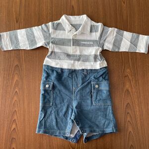 ベビー服 ベビー 長袖ロンパース COMME CA ISM 80センチ