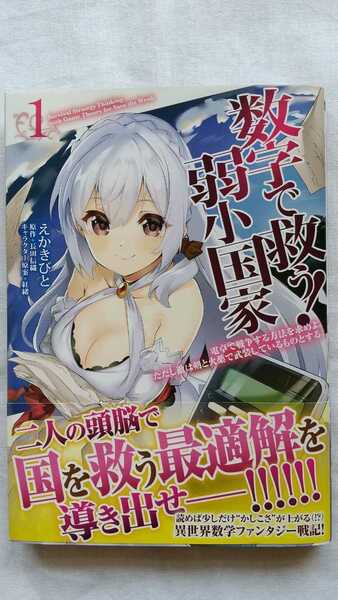 数字で救う!弱小国家 1巻 えかきびと 長田信織 紅緒 初版 帯付き 送料無料