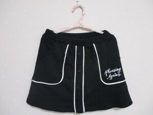 ● SPICE LIP ● 可愛いスカート インナーパンツ付き ☆150㎝☆ 黒 20415