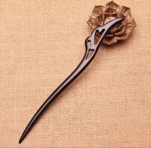  ornamental hairpin . hair stick hairpin hair ornament wooden 