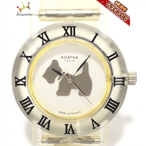AGATHA(アガタ) 腕時計 - レディース イヌ 白