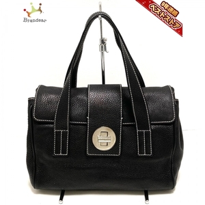 Tiffany TIFFANY & Co. Сумки-Кожаные черные сумки, рука, Тиффани, Мешок, мешок