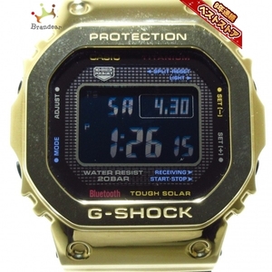 CASIO(カシオ) 腕時計■美品 G-SHOCK GMW-B5000TR-9JR メンズ 電波/タフソーラー/Bluetoothスマートフォンリンク機能/フルメタル 黒