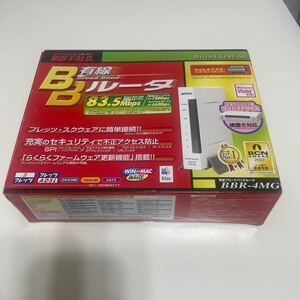 BUFFALO 有線ルータ BBR-4MG BroadStation エントリーモデル