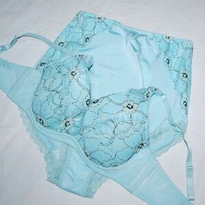  new goods D80L production front nursing one touch open L character wire bla& shorts maternity mint blue 