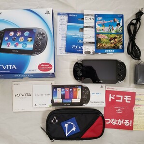 【おまけあり】PlayStation Vita 3G/Wi-Fiモデル クリスタル・ブラック 初回限定版 PS Vita 