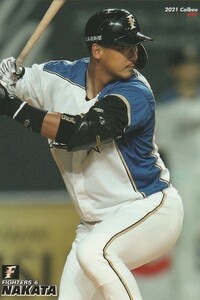 カルビー 2021プロ野球チップス第2弾 097 中田翔(日本ハム) レギュラーカード