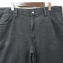 圧着タグ 90s Dickies サイズ W38 L30 ワーク デニム パンツ ジーンズ ストレート 5ポケット 黒 雰囲気 ディッキーズ 古着 ブランド 2A1193_画像5