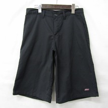 Dickies サイズ 30 W30~ ワーク ペインター チノ ショーツ ハーフ パンツ チノパン ストリート ディッキーズ 黒 古着 ビンテージ 2A2621_画像2