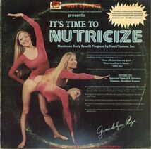 US盤 Phil Hurtt & The PH Factor Boogie Band／Nutricize Volume 1【Nutricize】エアロビ 教則モノ 声ネタ 解説付き LP_画像1