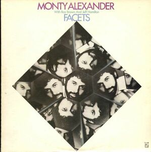 80年 US盤 Monthy Alexander / Facets [CJ-108] Ray Brown, Jeff Hamilton参加 Jamaica Calypso Jazz モンティ・アレキサンダー [VOX6]