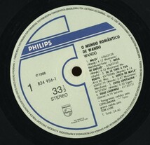 88年 ブラジルオリジナル Wando / O Mundo Romantico De Wando [Philips / 834 956-1] Latin Afro Brazilian Raregroove MPB LP [VOX6]_画像3