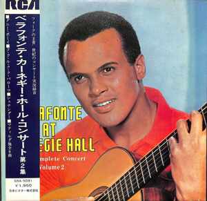 242171 HARRY BELAFONTE / Belafonte At Carnegie Hall Volume 2(LP)