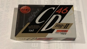 TD0097 TDK CDing-II 46分 カセットテープ ハイポジション 【未開封】