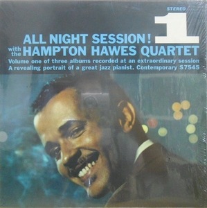 239602 - HAMPTON HAWES QUARTET / All Night Session Vol. 1(LP)