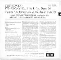 T0144 HANS SCHMIDT ISSERSTEDT, VIENNA / Beethoven: Symphony No. 4 In B Flat Op. 60(LP)_画像2