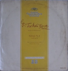 M0561 TSCHAIKOWSKY チャイコフスキー / Symphony No. 4 In F minor Op. 36 交響曲第4番(LP)