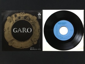 ♭♭♭EPレコード GARO 姫鏡台 僕は死なないだろう