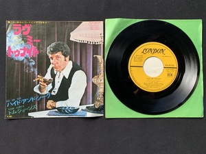 ♭♭♭EPレコード トム・ジョーンズ TOM JONES LOVE ME TONIGHT