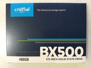 [ new goods unopened ] Crucial SSD 480GB BX500 built-in 2.5 -inch SATA CT480BX500SSD1 glow bar package [ mail service shipping possible ]