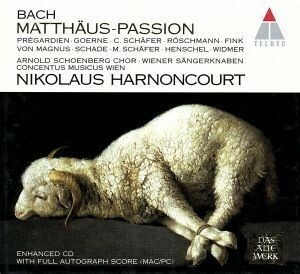 【輸入盤】Ｂａｃｈ：Ｓｔ．　Ｍａｔｔｈｅｗ　Ｐａｓｓｉｏｎ　（ｅｎｈａｎｃｅｄ　ＣＤ　ｗｉｔｈ　ｆｕｌｌ　ａｕｔｏｇｒａｐｈ　ｓｃ