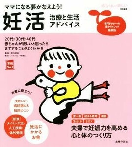 妊活　治療と生活アドバイス ママになる夢かなえよう！ 実用Ｎｏ．１／主婦の友社(編者),陣内彦良