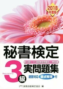 秘書検定　３級実問題集(２０１８年度版)／実務技能検定協会(編者)