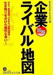 図解　企業ライバル地図 知的生きかた文庫／ビジネスリサーチ・ジャパン【著】