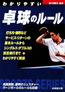 わかりやすい卓球のルール(２００９) ＳＰＯＲＴＳ　ＳＥＲＩＥＳ／白川誠之【監修】