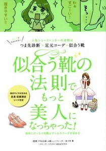 似合う靴の法則でもっと美人になっちゃった！　人気シューフィッターの法則はつま先診断×足元コーデ＝似合う靴　自分にぴったりの靴とボトムスコーデが分かる 佐々木恵／監修　あきばさやか／コミック・イラスト