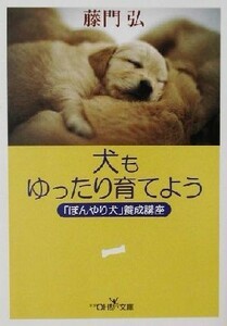 犬もゆったり育てよう 「ぼんやり犬」養成講座 新潮ＯＨ！文庫／藤門弘(著者)