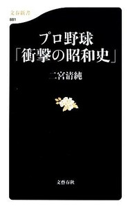 プロ野球「衝撃の昭和史」 文春新書／二宮清純【著】