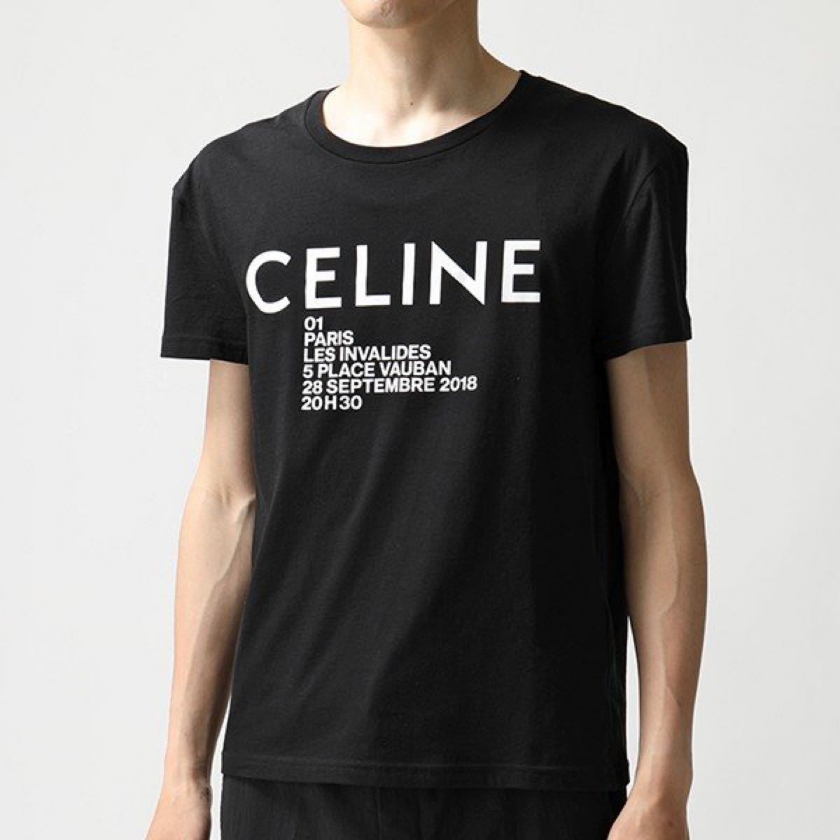 新品未使用】セリーヌCeline ロゴ Tシャツ Lサイズ|PayPayフリマ