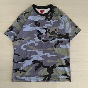 SUPREME/シュプリーム/Woodland Pattern　Pocket Tee 迷彩柄ポケットTシャツ/ウッドランドカモ