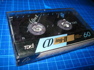 使用済み　中古　 カセットテープ　TDK　CDing2　　Type2　ハイポジ　60分 1本 　片方爪あり　　No.7901　ラベル付