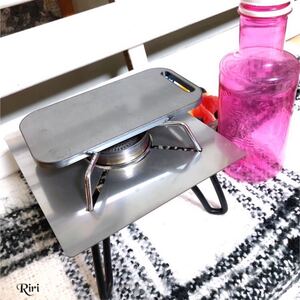 【鉄板 板厚6ミリ 】アウトドア 調理器具 焼肉 ソロキャンプ コンロ キャンプ バーベキュー キャンプ メスティン