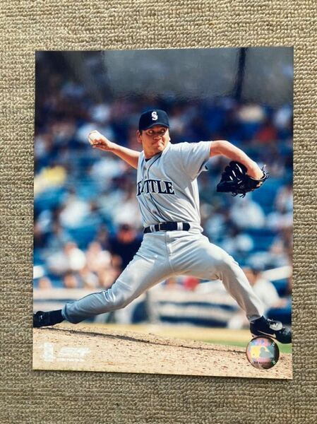 《最終値下》【MLB】93 佐々木　２００１年　大判写真 ８×１０（約２５．５×約２０センチ）Kazuhiro SASAKI photo　シアトル・マリナーズ