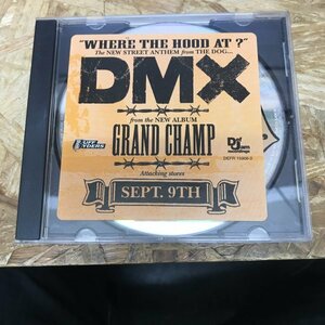 ●HIP HOP DMX - WHERE THE HOOD AT INST,シングル CD 中古品