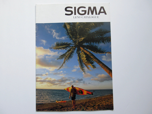 【カタログのみ】 SIGMA LENS CATALOGUE　（2003年11月）