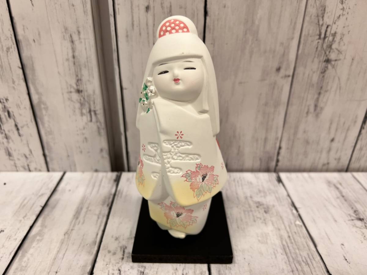 公式 【美品】人形 博多人形 陶器 彩絵 置物 インテリア 日本 工芸品